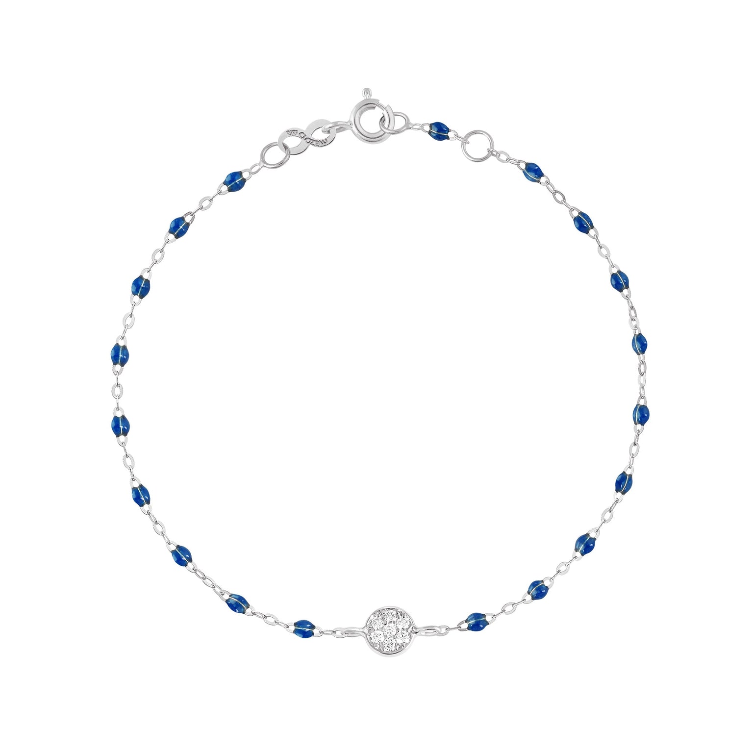 Gigi Clozeau - Puce Classic Gigi Sapphire diamond bracelet, White Gold, 6.7"