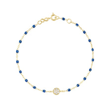 Gigi Clozeau - Puce Classic Gigi Sapphire diamond bracelet, Yellow Gold, 6.7"