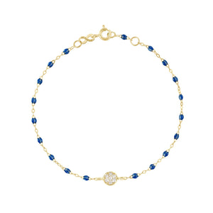 Gigi Clozeau - Puce Classic Gigi Sapphire diamond bracelet, Yellow Gold, 6.7"