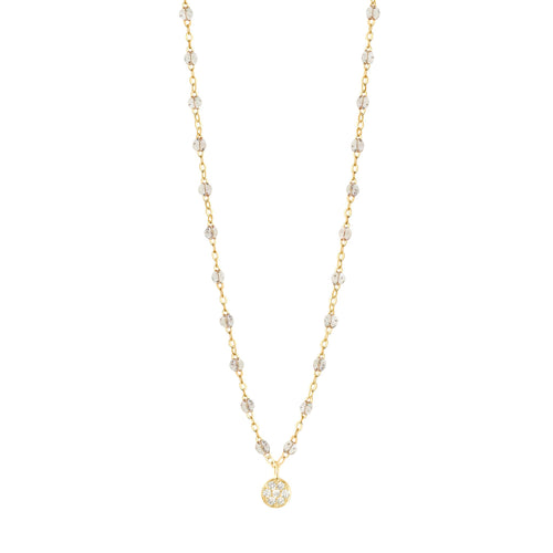 Gigi Clozeau - Puce Classic Gigi Sparkle diamond necklace, Yellow Gold, 16.5