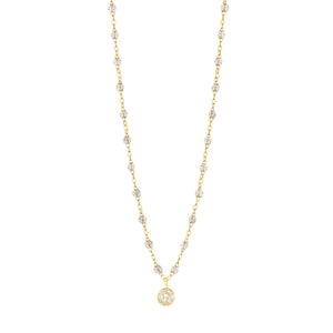 Gigi Clozeau - Puce Classic Gigi Sparkle diamond necklace, Yellow Gold, 16.5"