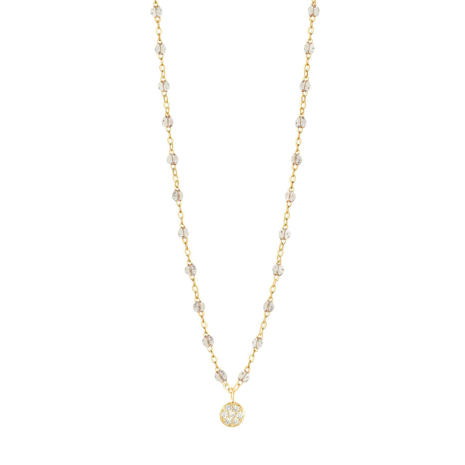 Gigi Clozeau - Puce Classic Gigi Sparkle diamond necklace, Yellow Gold, 16.5