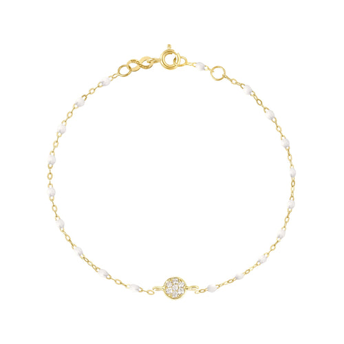 Gigi Clozeau - Puce Classic Gigi White diamond bracelet, Yellow Gold, 6.7