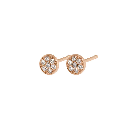 Gigi Clozeau - Puce diamond earrings, Rose Gold