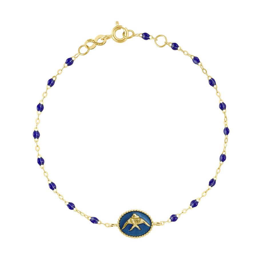 Gigi Clozeau - Sapphire Angelfish Bracelet, Yellow Gold, 6.7