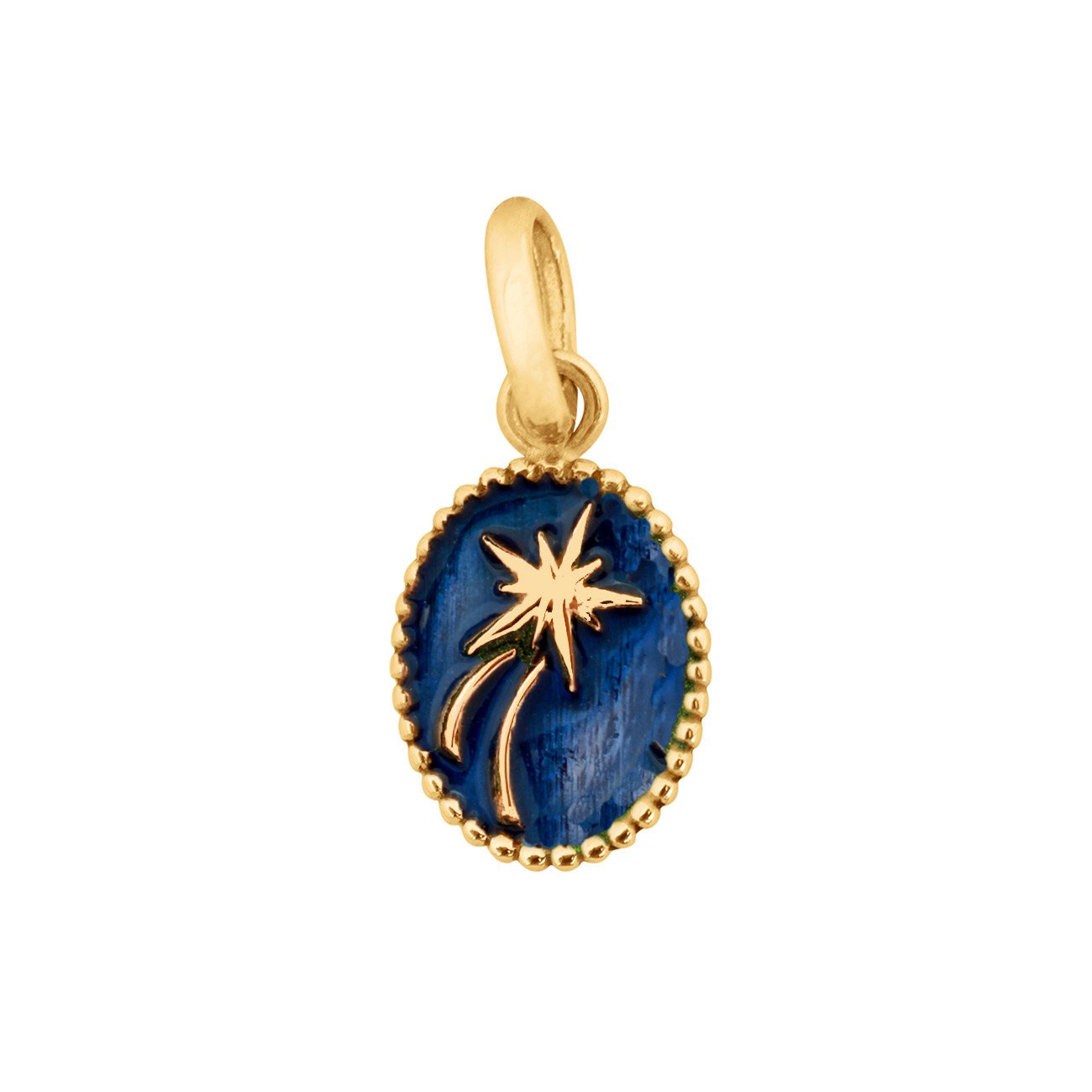Gigi Clozeau - Shooting Star Pendant, Lapis, Yellow Gold