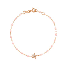 Gigi Clozeau - Star Classic Gigi Baby Pink diamond bracelet, Rose Gold, 6.7"