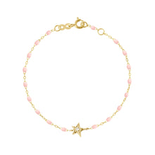 Gigi Clozeau - Star Classic Gigi Baby Pink diamond bracelet, Yellow Gold, 6.7"
