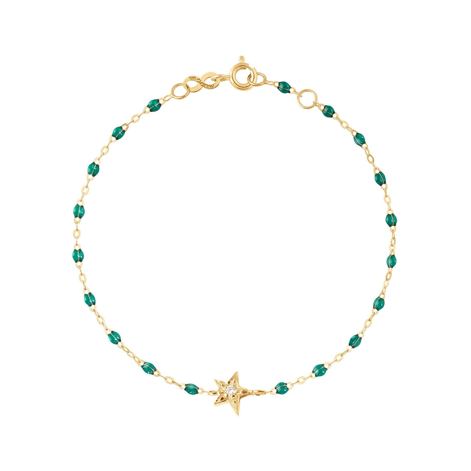 Gigi Clozeau - Star Classic Gigi Emerald diamond bracelet, Yellow Gold, 6.7