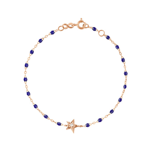 Gigi Clozeau - Star Classic Gigi Lapis diamond bracelet, Rose Gold, 6.7