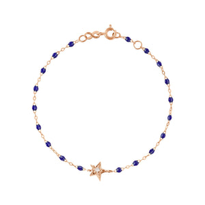 Gigi Clozeau - Star Classic Gigi Lapis diamond bracelet, Rose Gold, 6.7"