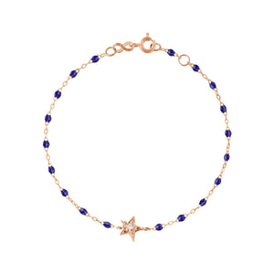 Gigi Clozeau - Star Classic Gigi Lapis diamond bracelet, Rose Gold, 6.7"