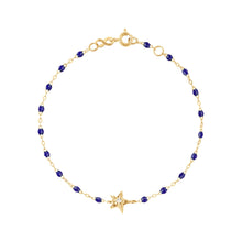 Gigi Clozeau - Star Classic Gigi Lapis diamond bracelet, Yellow Gold, 6.7"