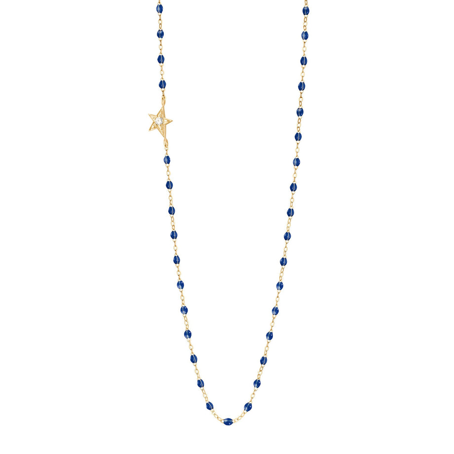 Gigi Clozeau - Star Classic Gigi Lapis diamond necklace, Yellow Gold, 16.5
