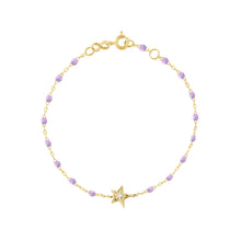 Gigi Clozeau - Star Classic Gigi Lilac diamond bracelet, Yellow Gold, 6.7"