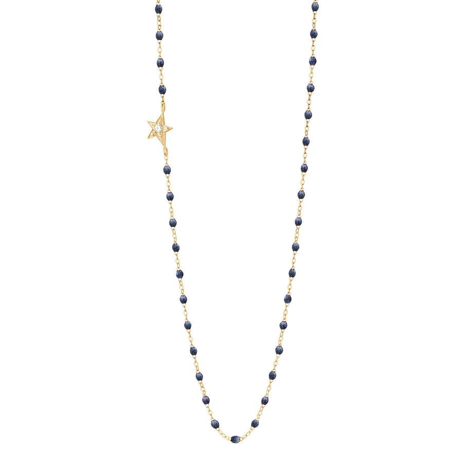Gigi Clozeau - Star Classic Gigi Midnight diamond necklace, Yellow Gold, 16.5
