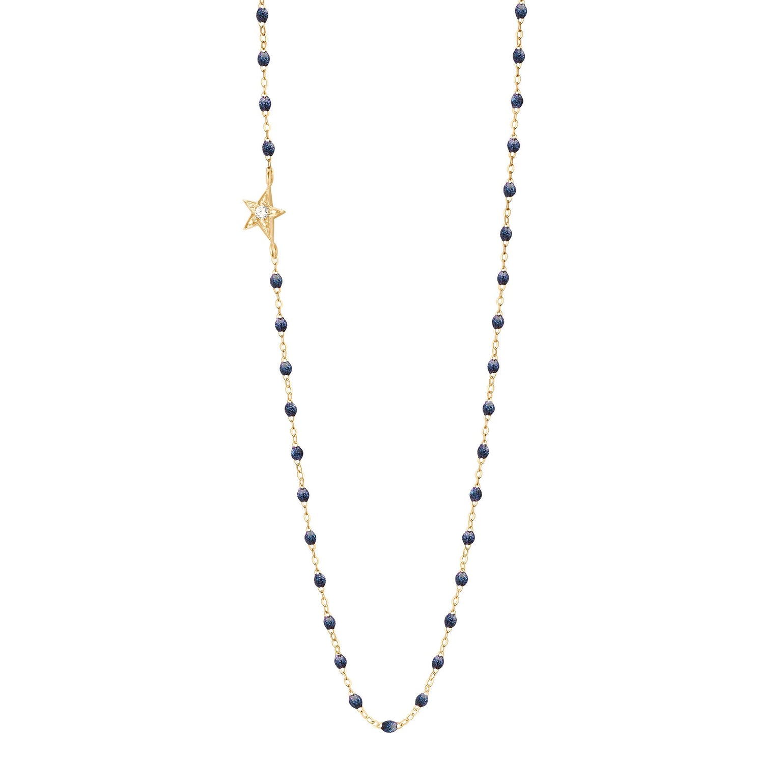 Gigi Clozeau - Star Classic Gigi Midnight diamond necklace, Yellow Gold, 16.5"