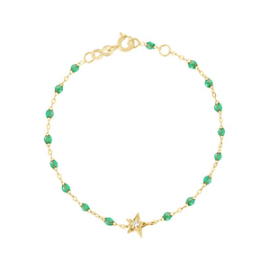 Gigi Clozeau - Star Classic Gigi Mint diamond Bracelet, Yellow Gold, 6.7"