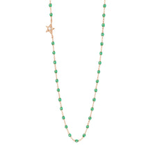 Gigi Clozeau - Star Classic Gigi Mint diamond Necklace, Rose Gold, 16.5"
