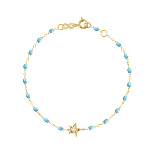 Gigi Clozeau - Star Classic Gigi Turquoise diamond bracelet, Yellow Gold, 6.7