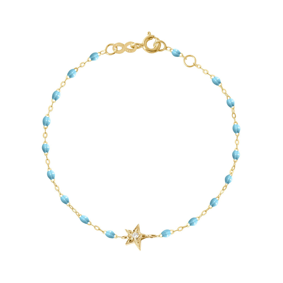 Gigi Clozeau - Star Classic Gigi Turquoise diamond bracelet, Yellow Gold, 6.7