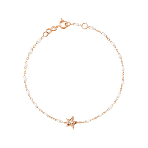 Gigi Clozeau - Star Classic Gigi White diamond bracelet, Rose Gold, 6.7