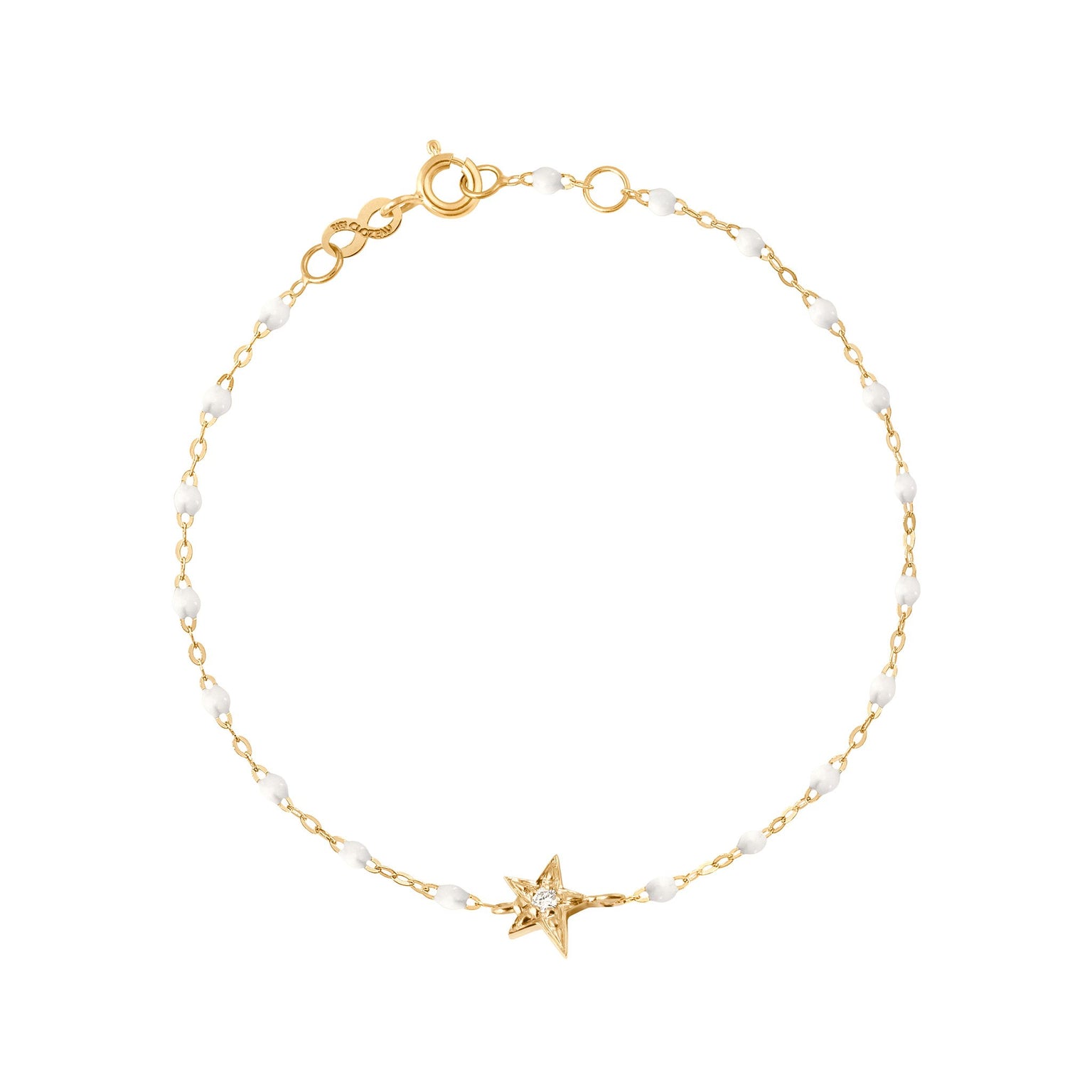Star Classic Gigi White diamond bracelet, Yellow Gold, 6.7 Star Classic Gigi White diamond bracelet, Yellow Gold, 6.7