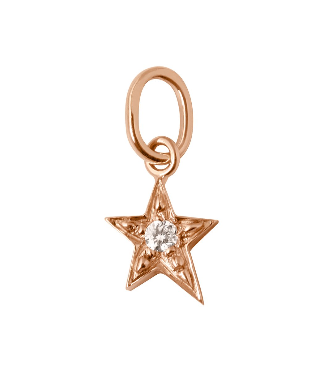 Gigi Clozeau - Star diamond pendant, Rose Gold