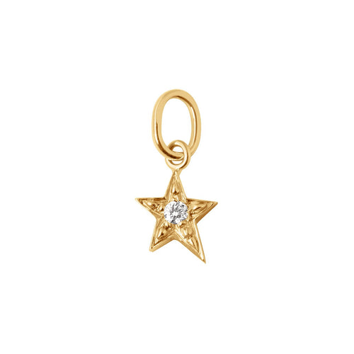Gigi Clozeau - Star diamond pendant, Yellow Gold