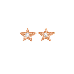 Gigi Clozeau - Star Earrings, Rose Gold