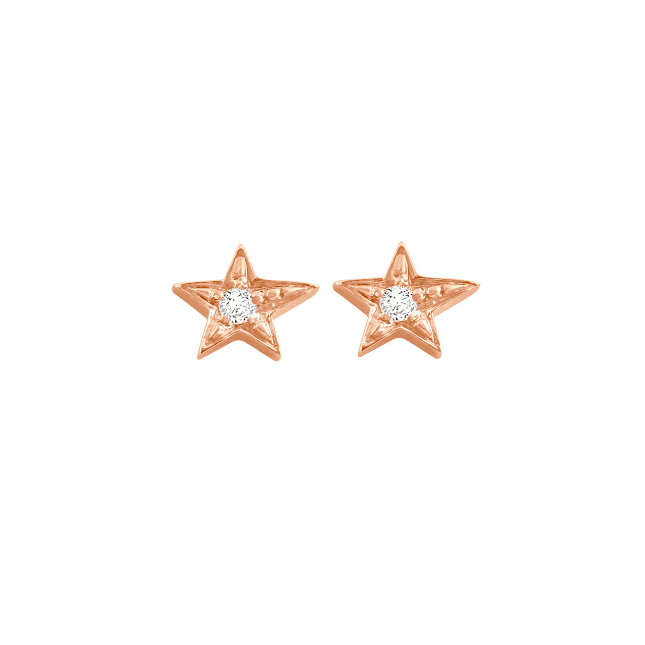 Gigi Clozeau - Star Earrings, Rose Gold