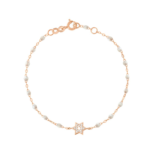 Gigi Clozeau - Star of David Classic Gigi Opal diamond bracelet, Rose Gold, 6.7