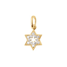 Gigi Clozeau - Star of David diamond pendant, Yellow Gold