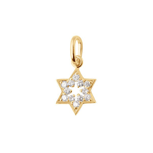 Gigi Clozeau - Star of David diamond pendant, Yellow Gold