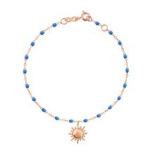 Gigi Clozeau - Sun Classic Gigi Blue bracelet, Rose Gold, 6.7"