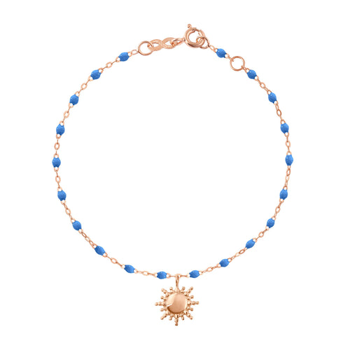 Gigi Clozeau - Sun Classic Gigi Blue bracelet, Rose Gold, 6.7