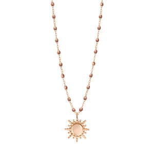 Gigi Clozeau - Sun Classic Gigi Copper necklace, Rose Gold, 16.5"