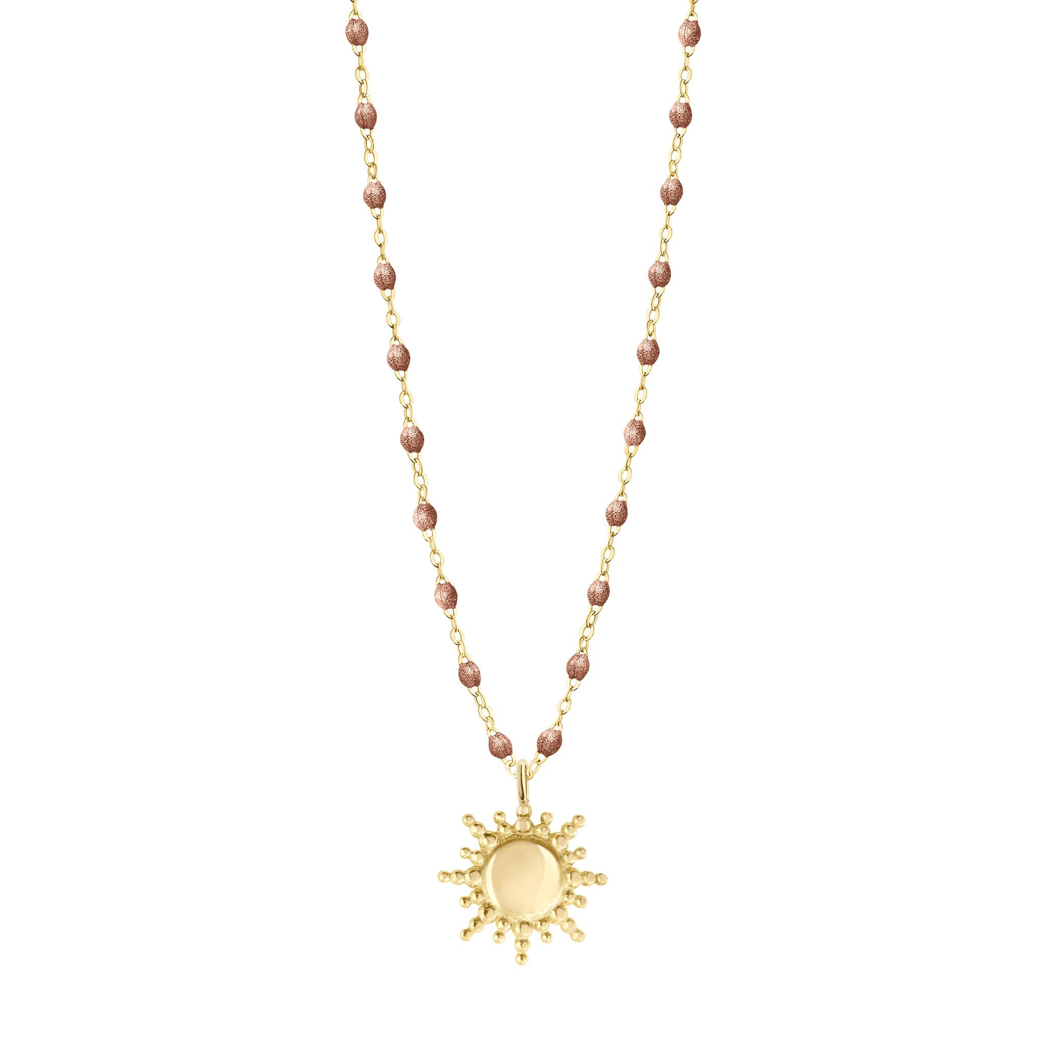Gigi Clozeau - Sun Classic Gigi Copper necklace, Yellow Gold, 16.5"