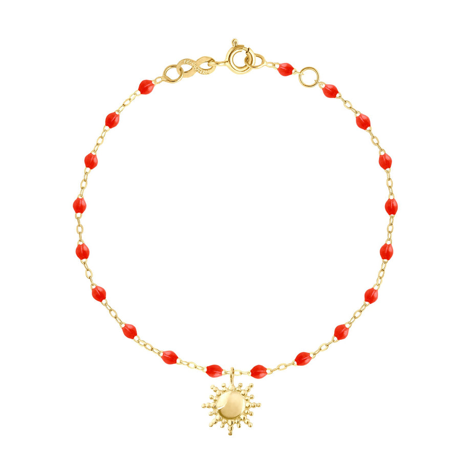 Gigi Clozeau - Sun Classic Gigi Coral bracelet, Yellow Gold, 6.7