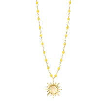 Gigi Clozeau - Sun Classic Gigi Lemon necklace, Yellow Gold, 16.5"