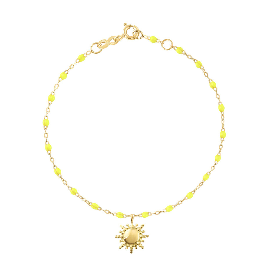 Gigi Clozeau - Sun Classic Gigi Lime bracelet, Yellow Gold, 6.7