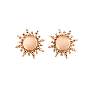 Gigi Clozeau - Sun earrings, Rose Gold