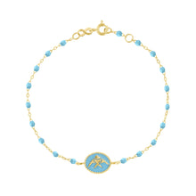 Gigi Clozeau - Turquoise Angelfish Bracelet, Yellow Gold, 6.7"