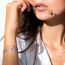 Gigi Clozeau - Lucky Classic Gigi Rosée diamond rosary, Rose Gold, 17.7"