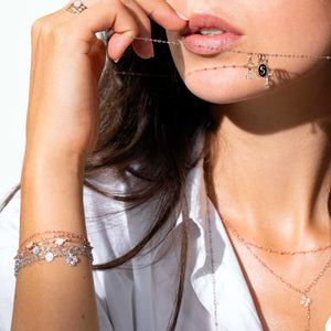 Gigi Clozeau - Key diamond pendant, Rose Gold