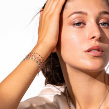 Gigi Clozeau - Classic Gigi Lime bracelet, Rose Gold, 6.7"