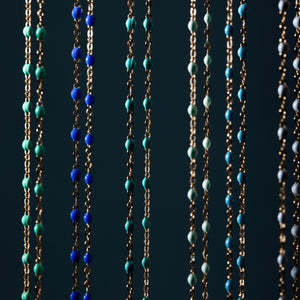 Gigi Clozeau - Classic Gigi Blue bracelet, Rose Gold, 7.5"