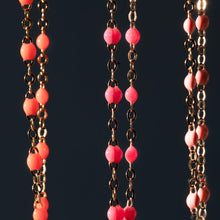 Gigi Clozeau - Madone Charm Classic Gigi Baby Pink necklace, Rose Gold, 16.5"