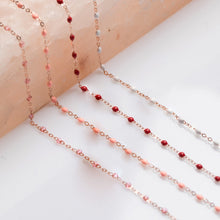 Gigi Clozeau - Classic Gigi Saumon necklace, Rose Gold, 19.7"