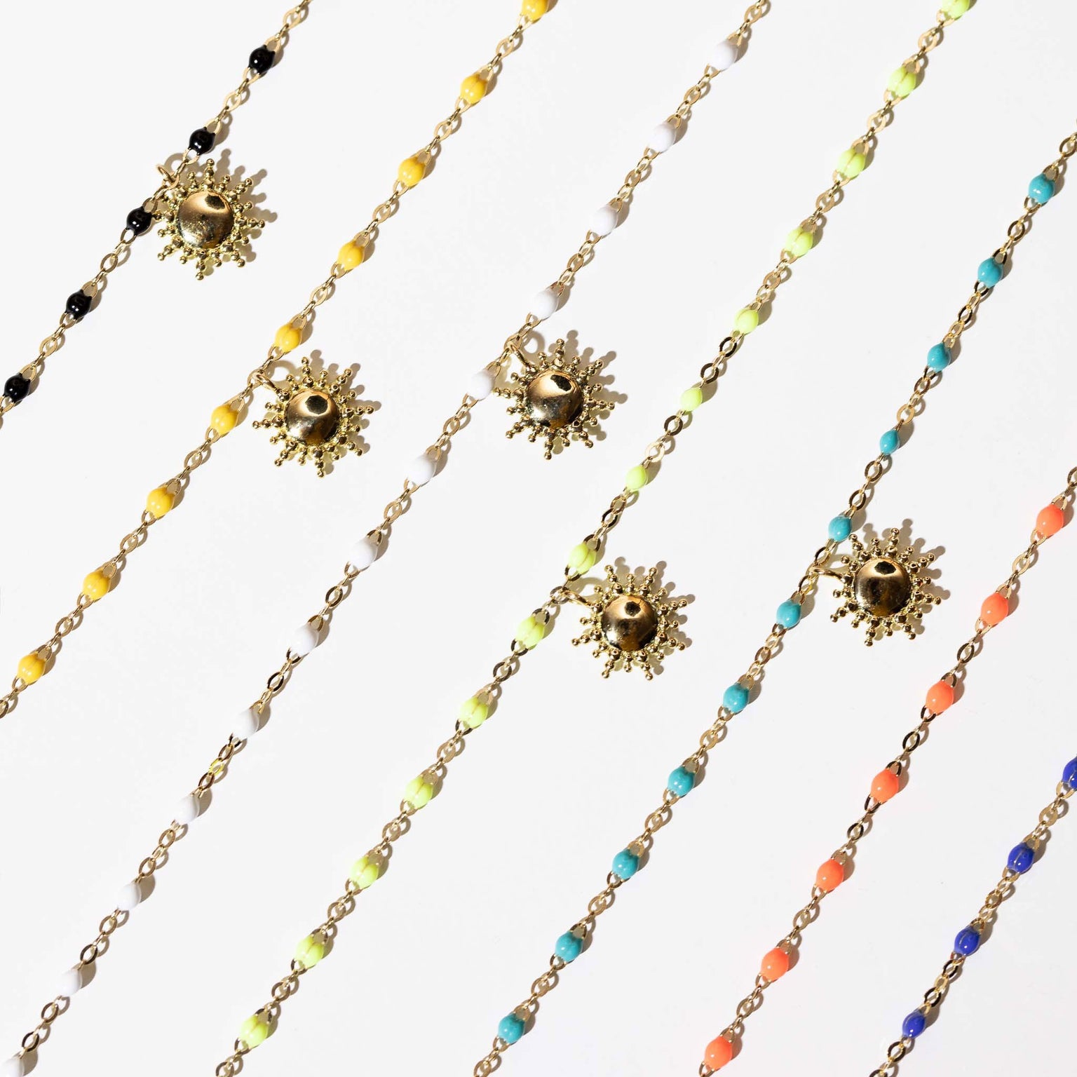 Gigi Clozeau - Classic Gigi Orange bracelet, Yellow Gold, 6.7"